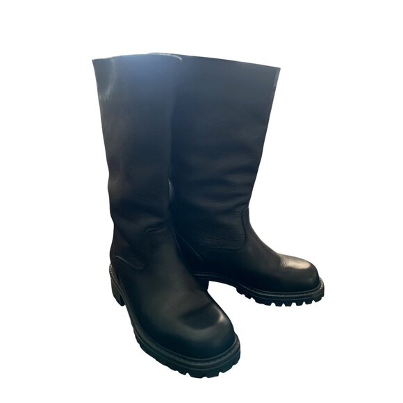 L.L. Bean Womens Black Leather Mid-Calf Boots Winter Waterproof Size 7 - Picture 11 of 11